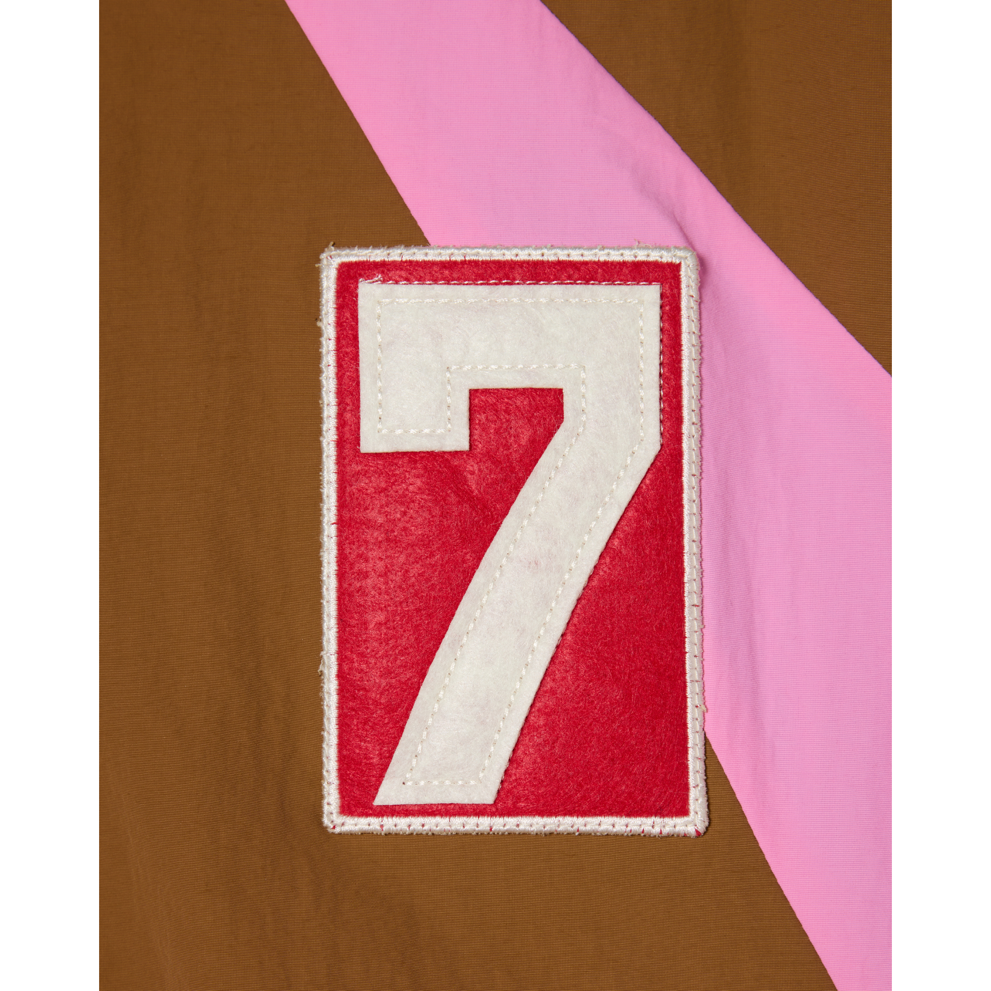 7th Club Track Jacket – Brown/Pink