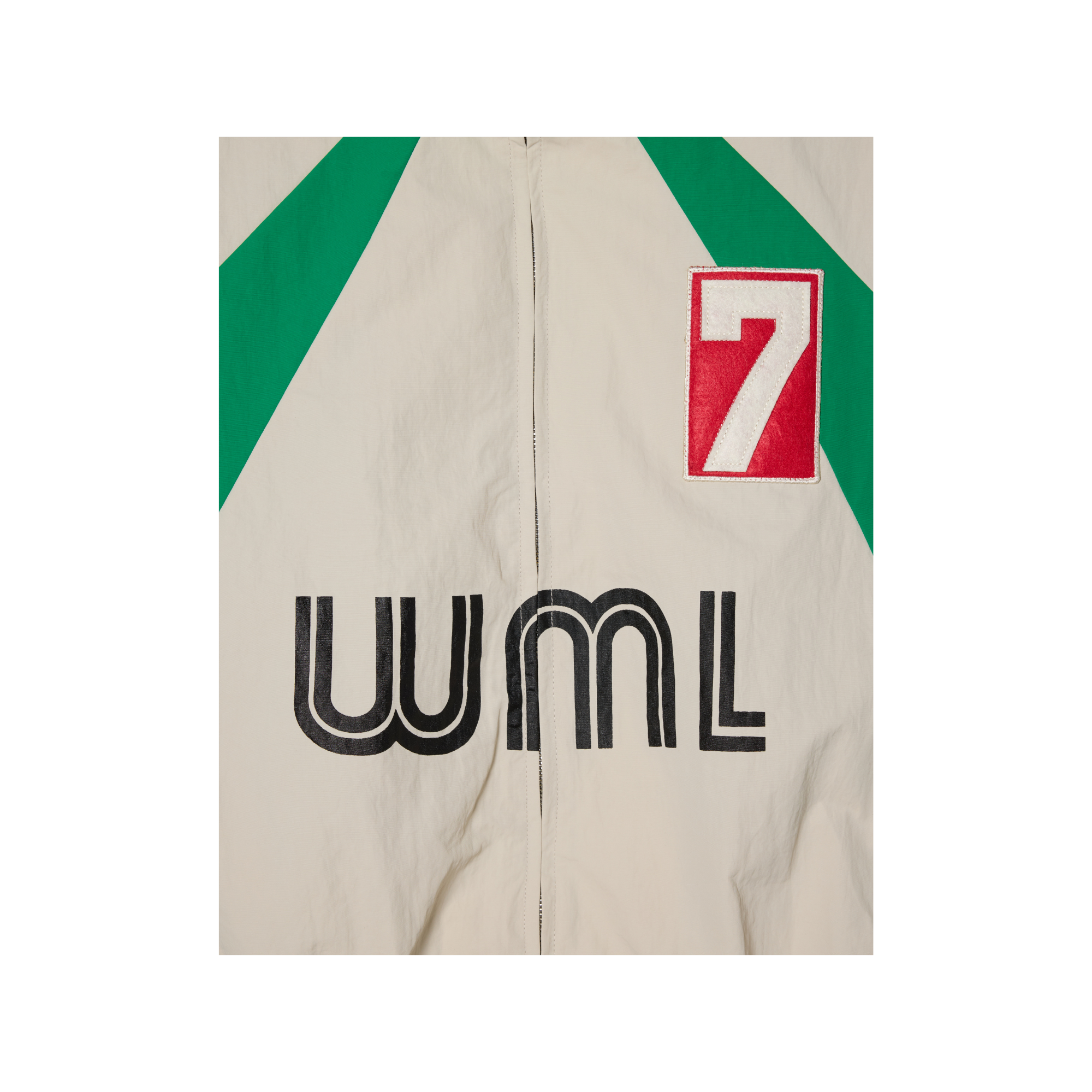7th Club Track Jacket – Green/Heather Gray