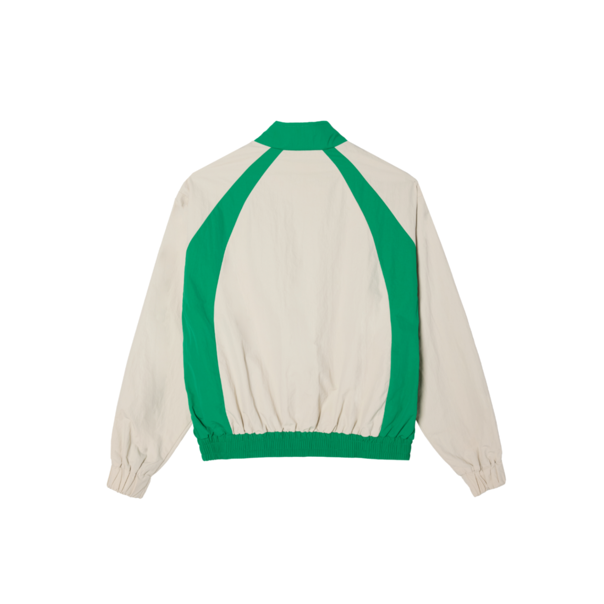 7th Club Track Jacket – Green/Heather Gray