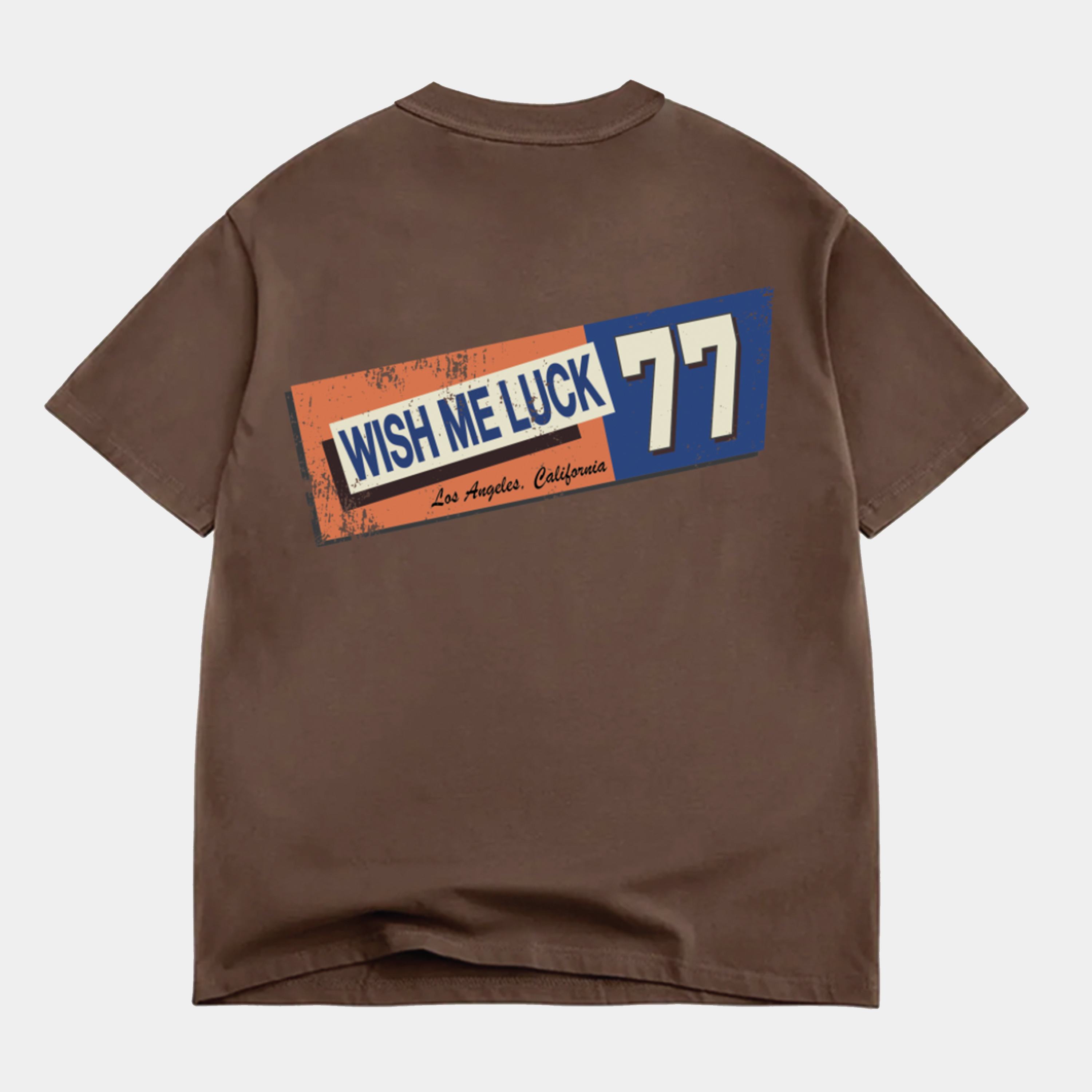 77 Souvenir T-Shirt (Brown)