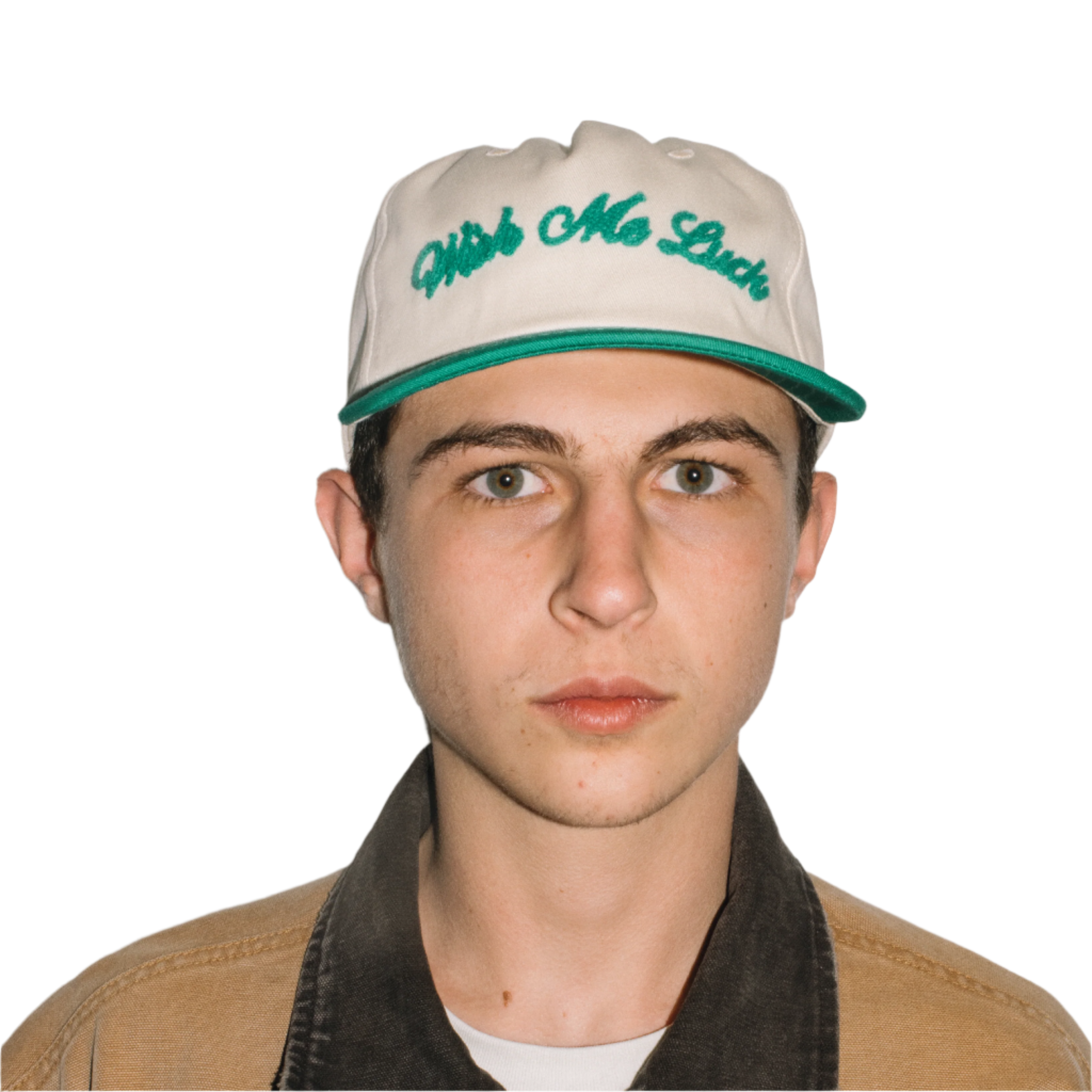 Signature Cap ( Ivory / Green )