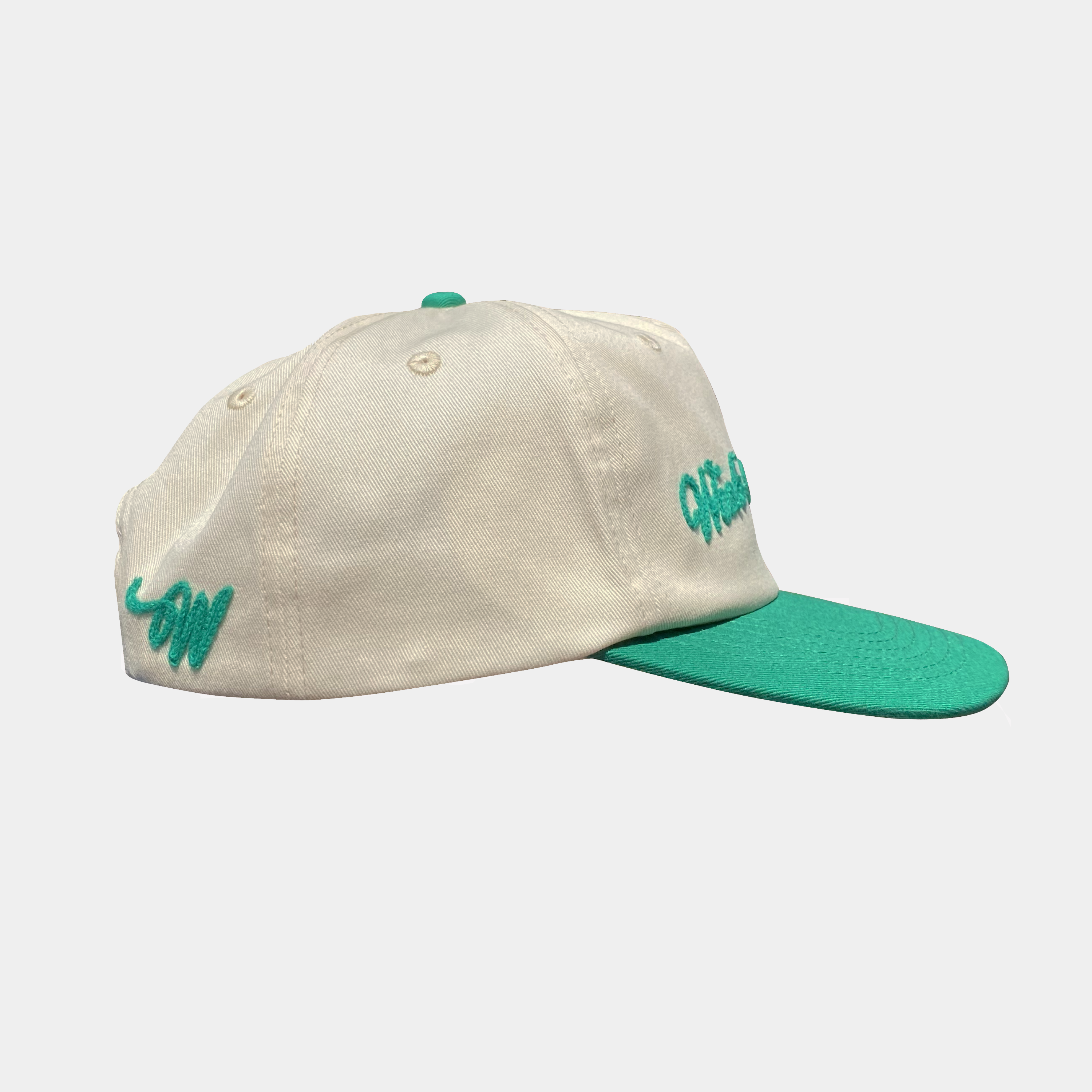 Signature Cap ( Ivory / Green )