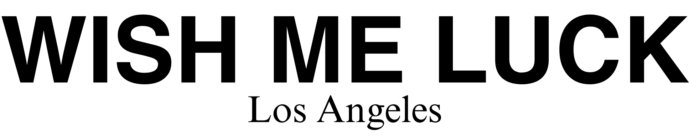 WISH ME LUCK logo