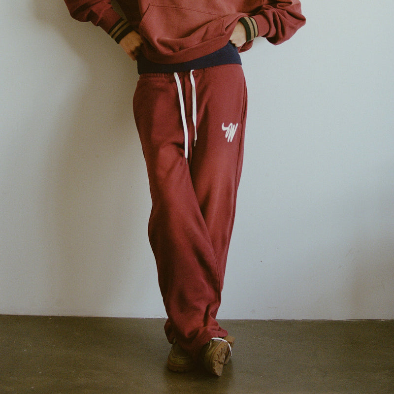 Off Duty Sweatpants (Burgundy)