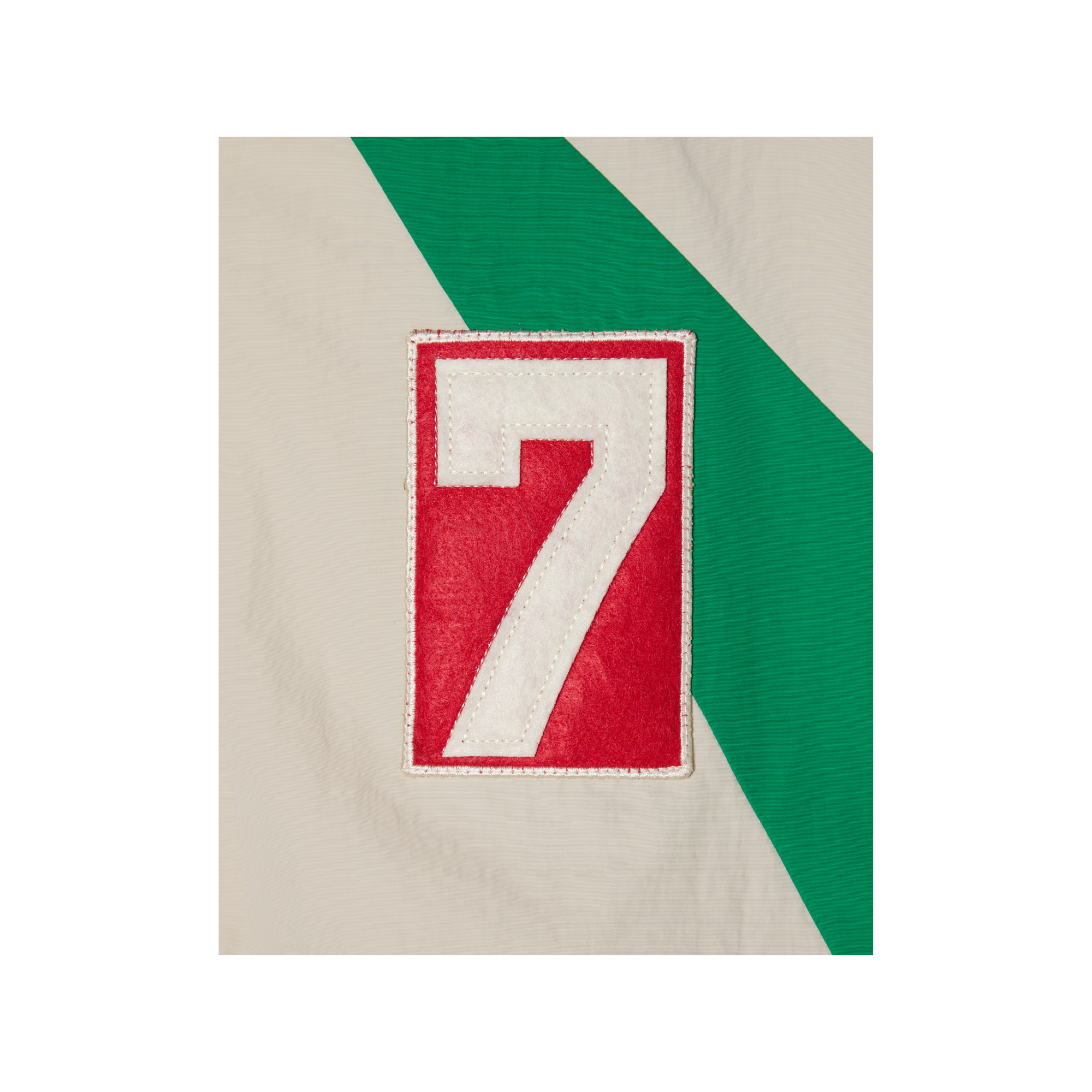 7th Club Track Jacket – Green/Heather Gray