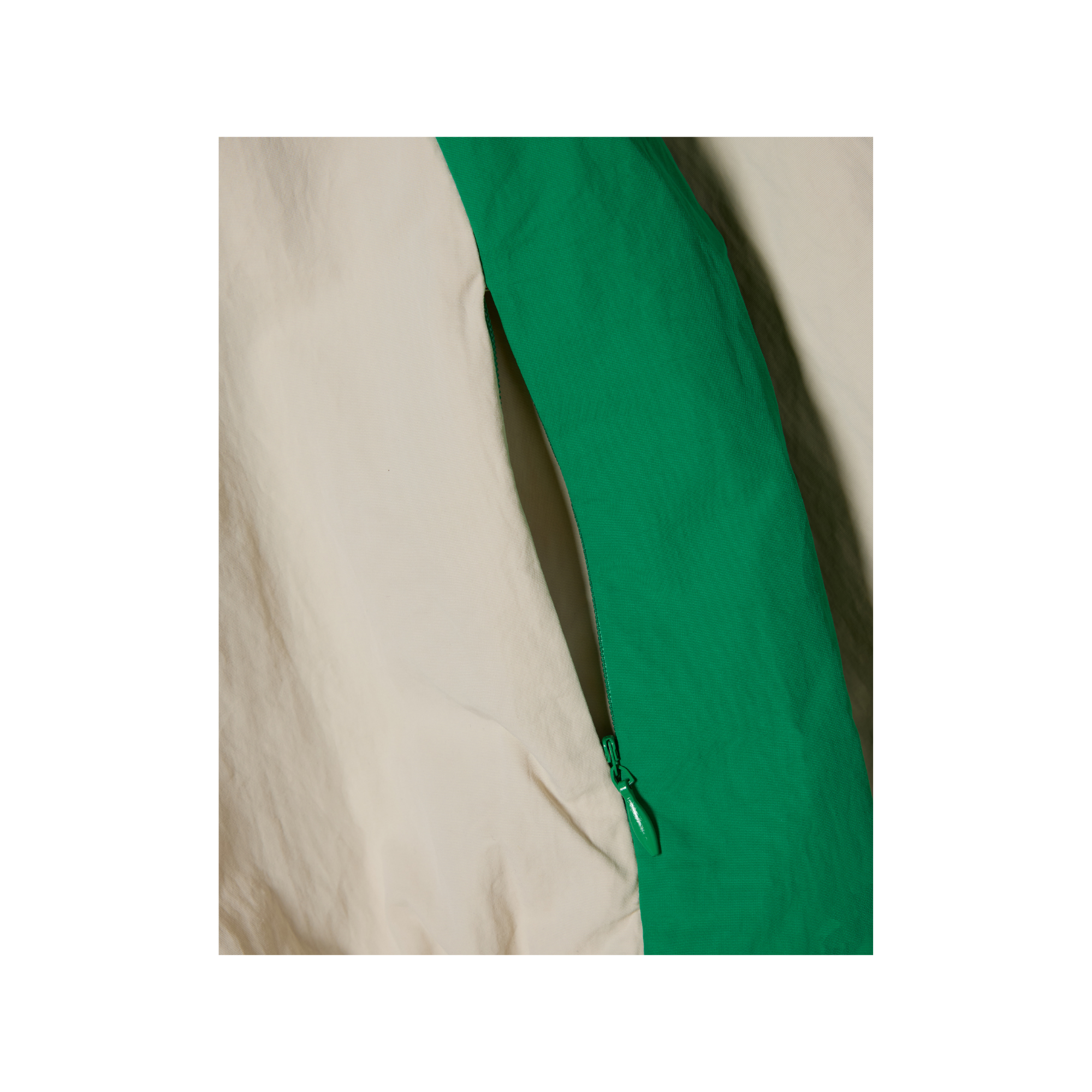 7th Club Track Jacket – Green/Heather Gray