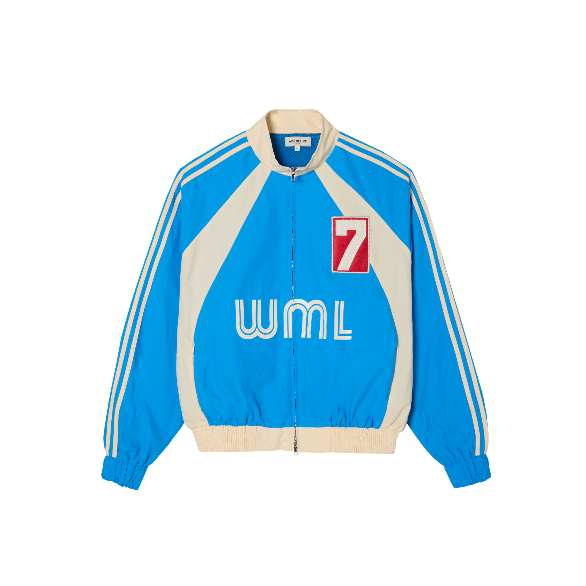 7th Club Track Jacket – Blue/Cream