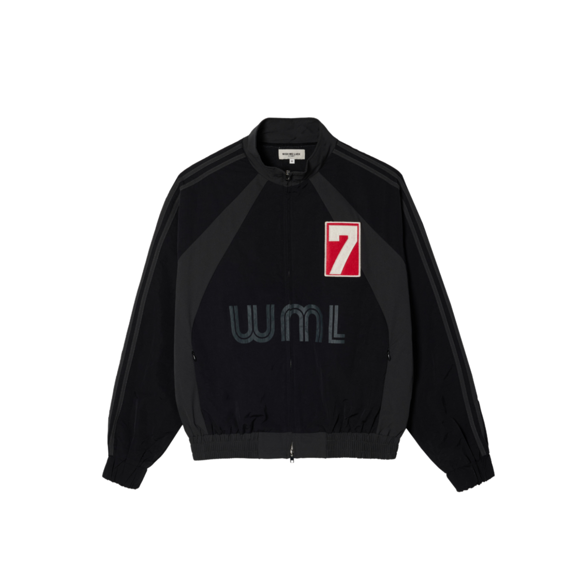 7th Club Track Jacket – Black/Charcoal