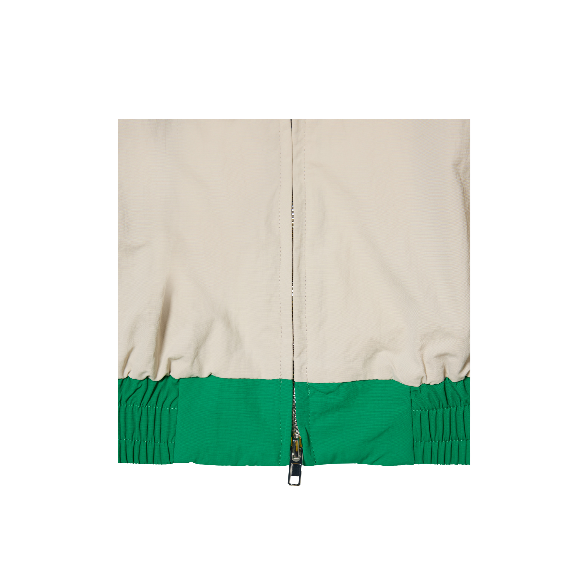 7th Club Track Jacket – Green/Heather Gray