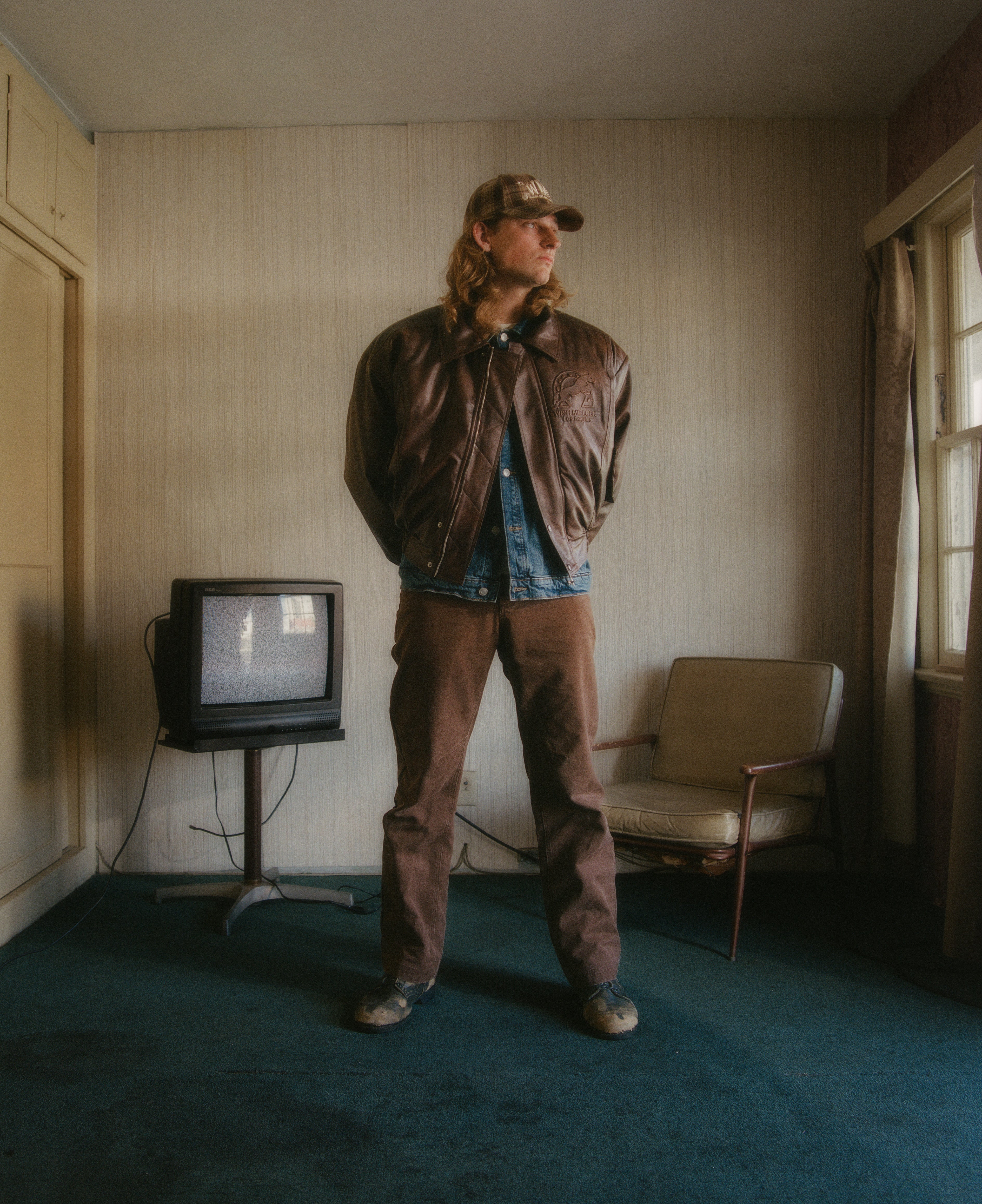 The League Bomber Jacket (Brown)