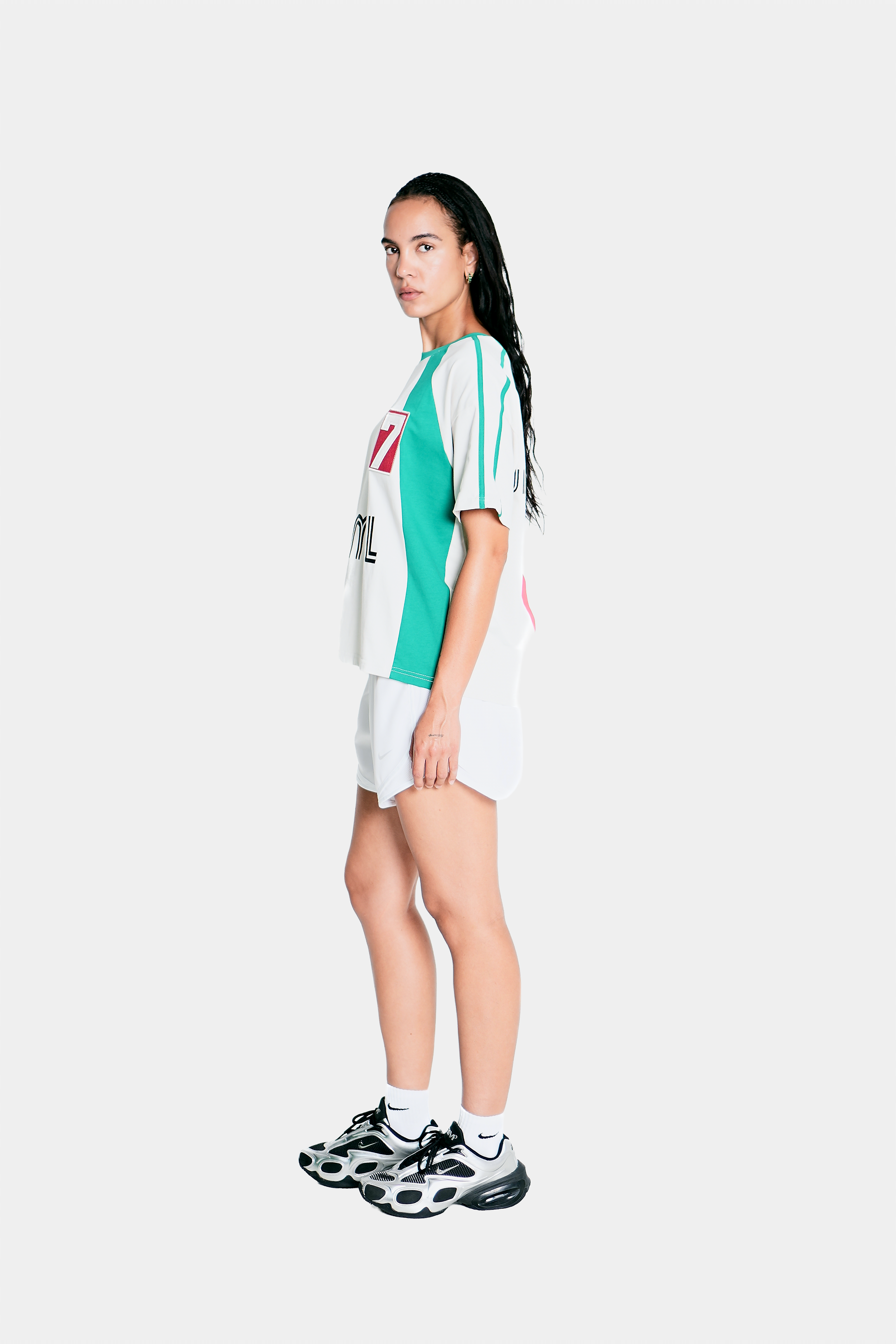 7th Club Jersey – Green/Heather Gray