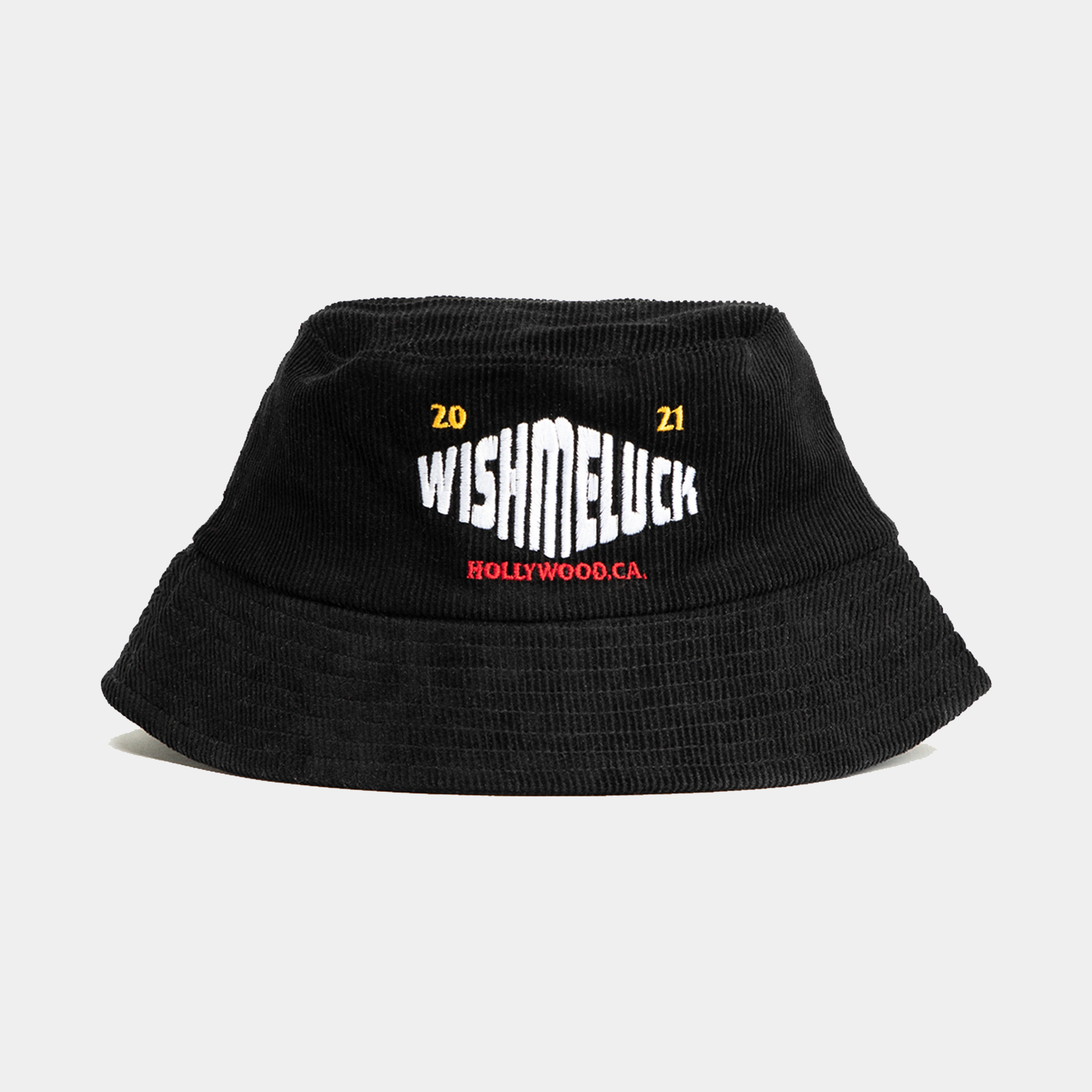 BLACK WISH ME LUCK BUCKET HAT