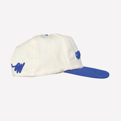 Signature Cap ( Ivory / Blue )