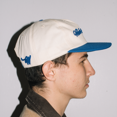 Signature Cap ( Ivory / Blue )