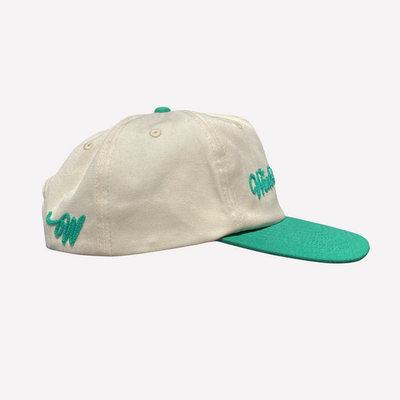 Signature Cap ( Ivory / Green )