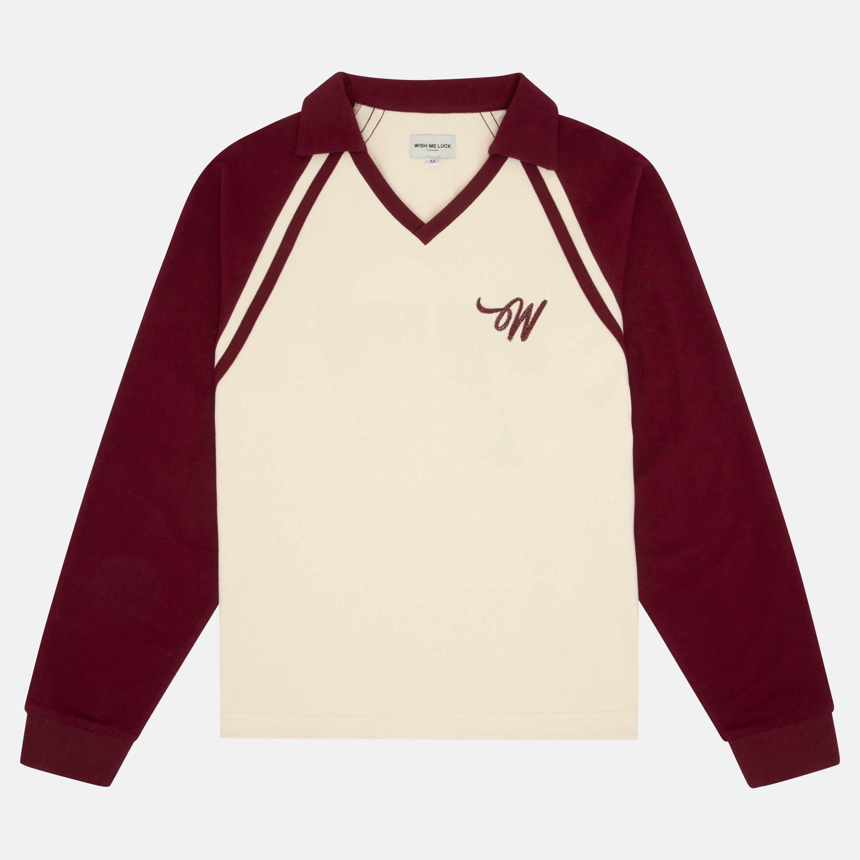 77 Polo Shirt (burgundy)