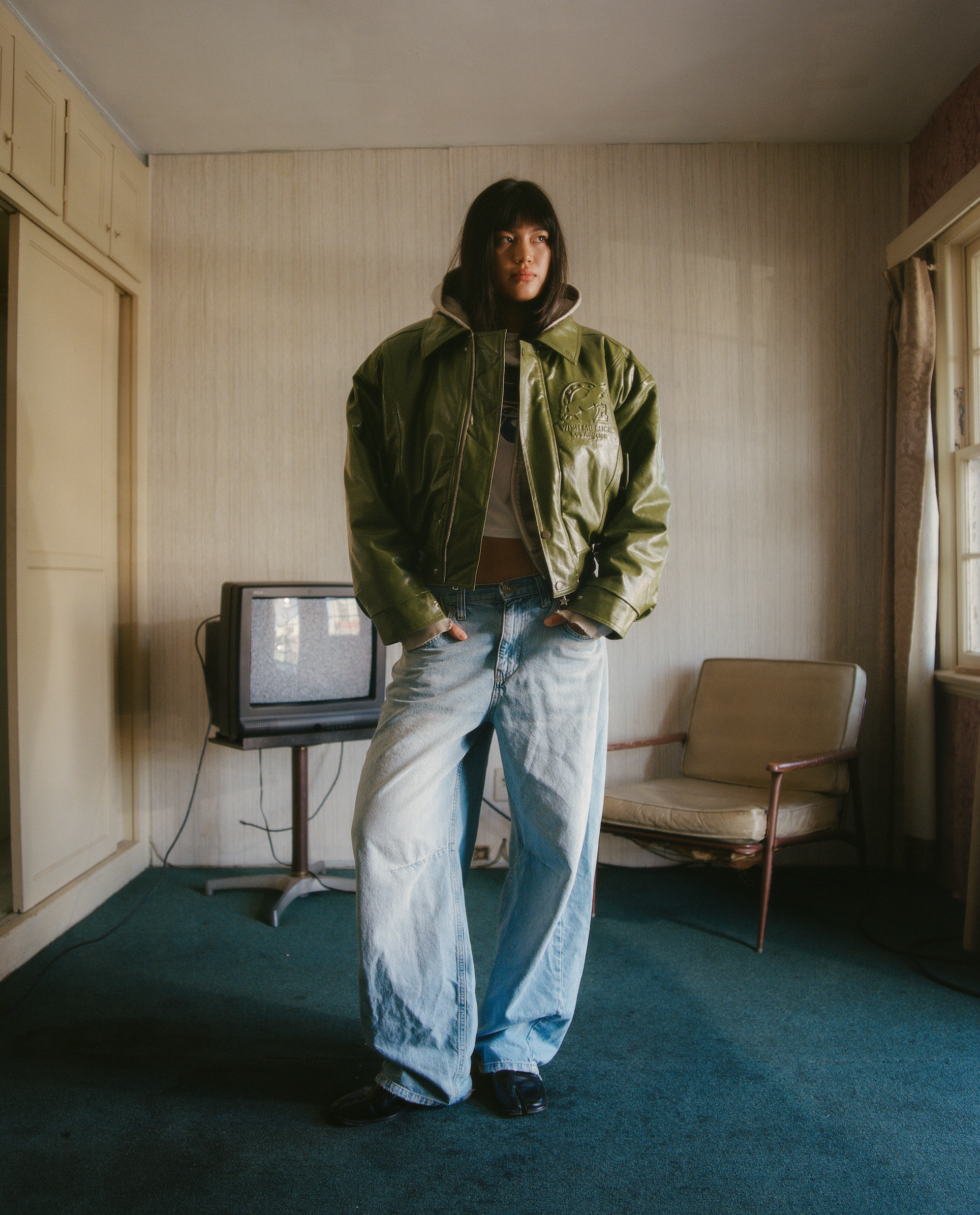 The League Bomber Jacket (Green)