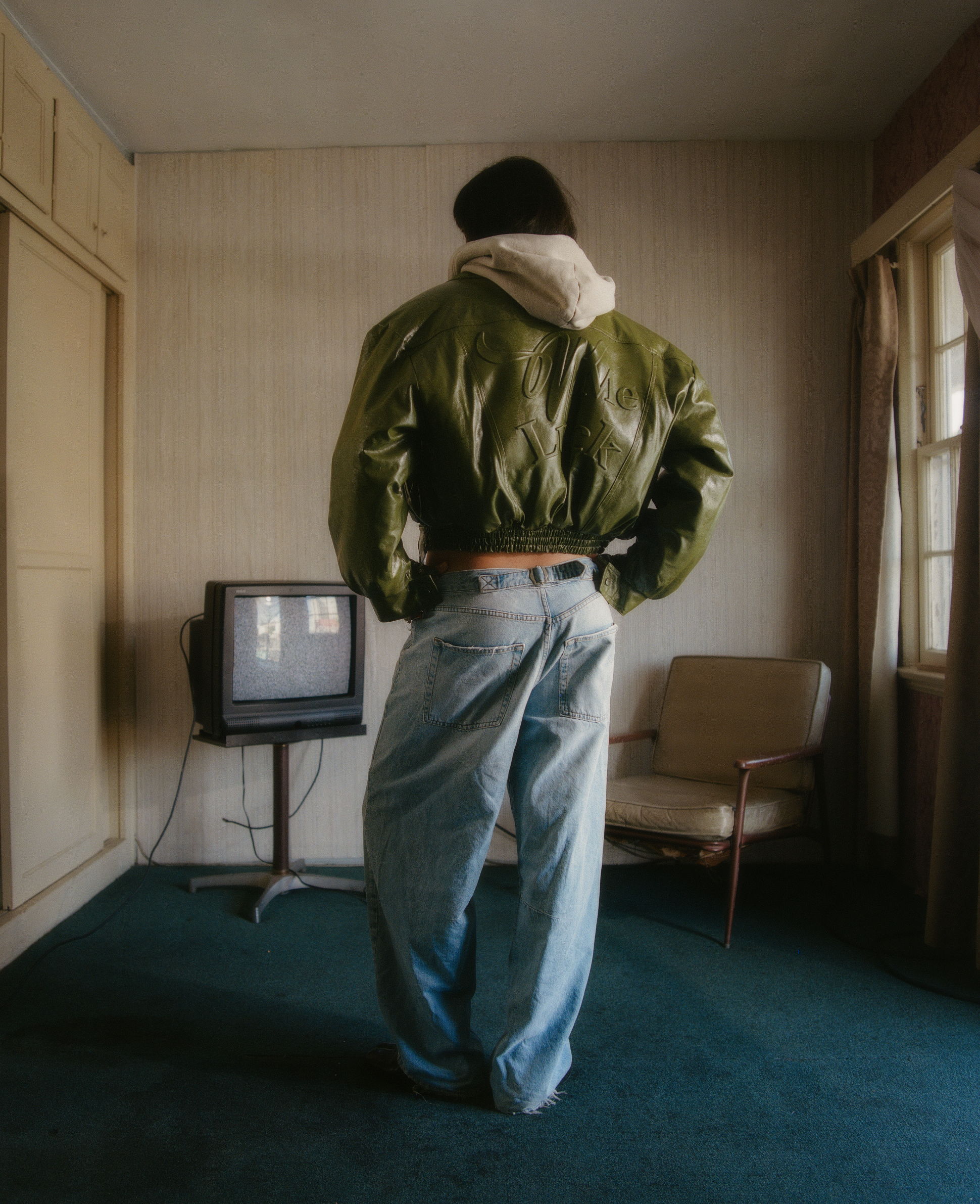 The League Bomber Jacket (Green)