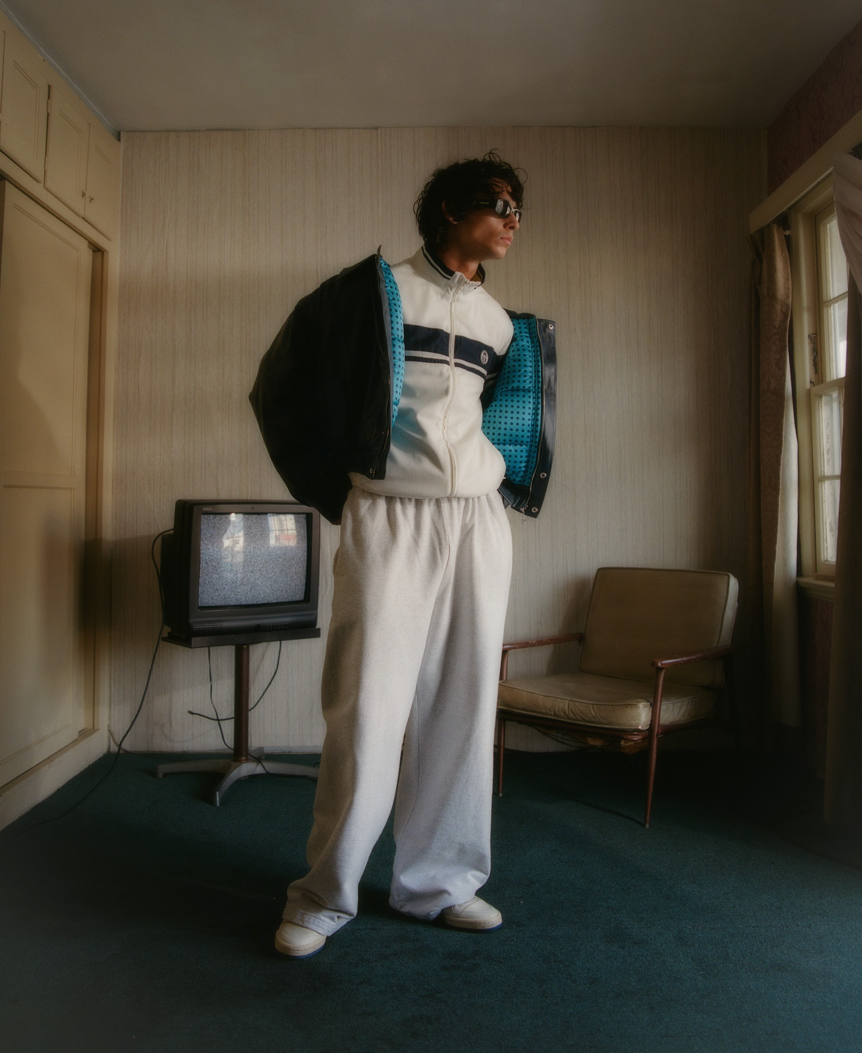 The League Bomber Jacket (Blue)