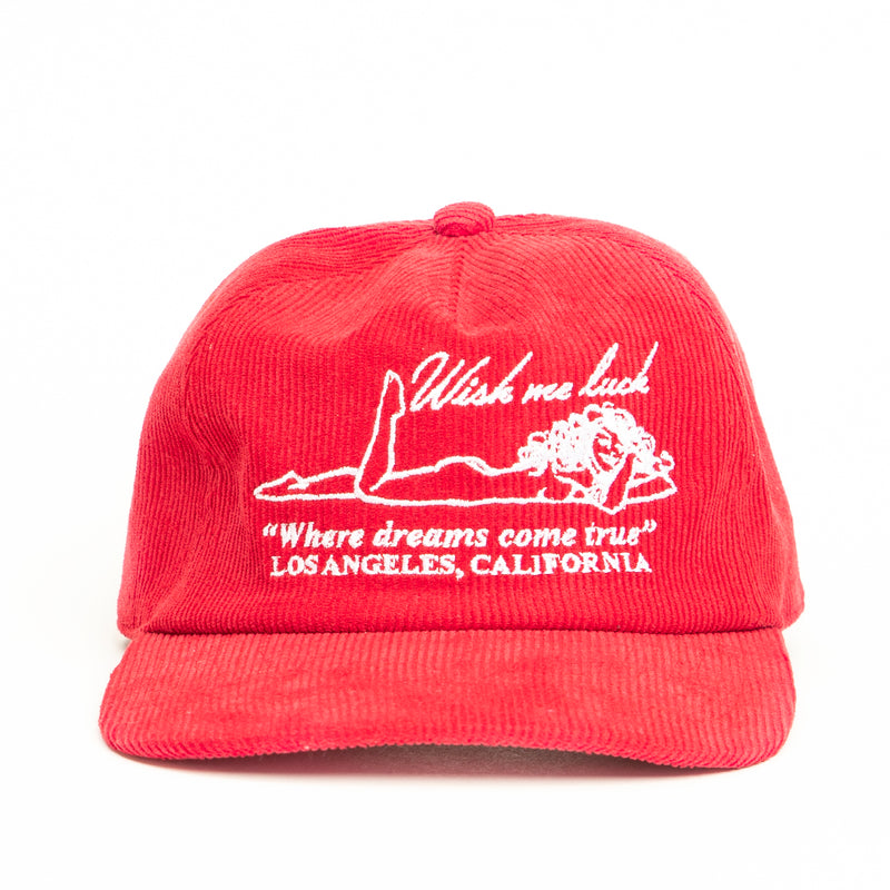 CORDUROY LUCKY LADY VINTAGE STYLE TRUCKER CAP